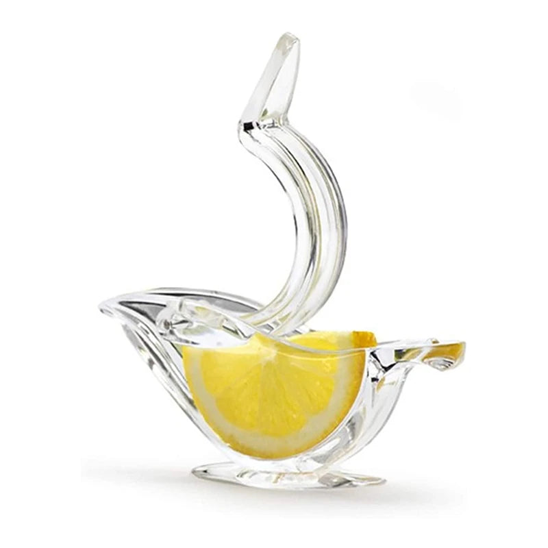 Bird-shaped manual orange squeezer – Quick and efficient citrus juicer with a playful and portable design. Ideal for home, office or travel.