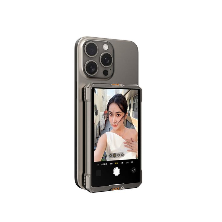 Essager Wireless Magnetic Phone Selfie Monitor Screen 60Hz for Smartphone Rear Camera Selfie Vlog Live Stream for iPhone Android