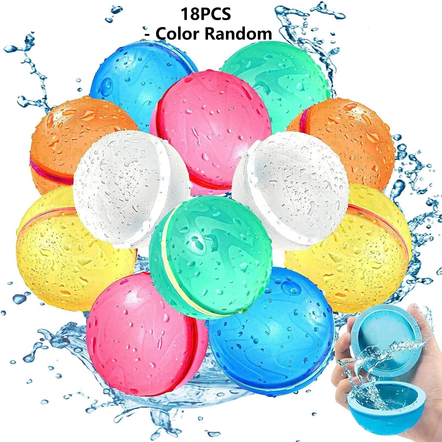 Reusable Magnetic Water Balloons – Summer Toys for Kids and Family