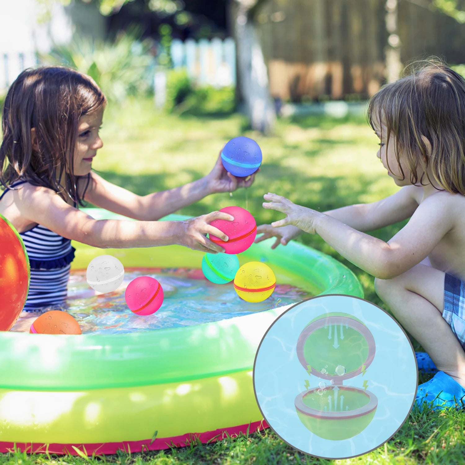 Reusable Magnetic Water Balloons – Summer Toys for Kids and Family