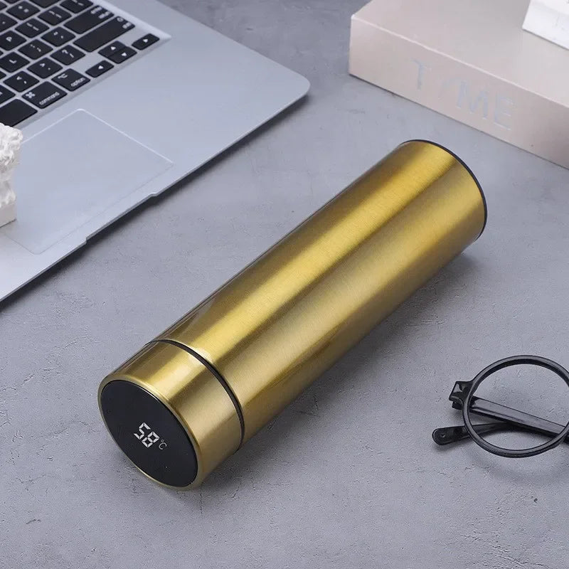 Smart Thermos Bottle 500ml with LED Display – Hydrate with Style and Technology