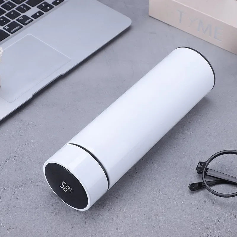 Smart Thermos Bottle 500ml with LED Display – Hydrate with Style and Technology
