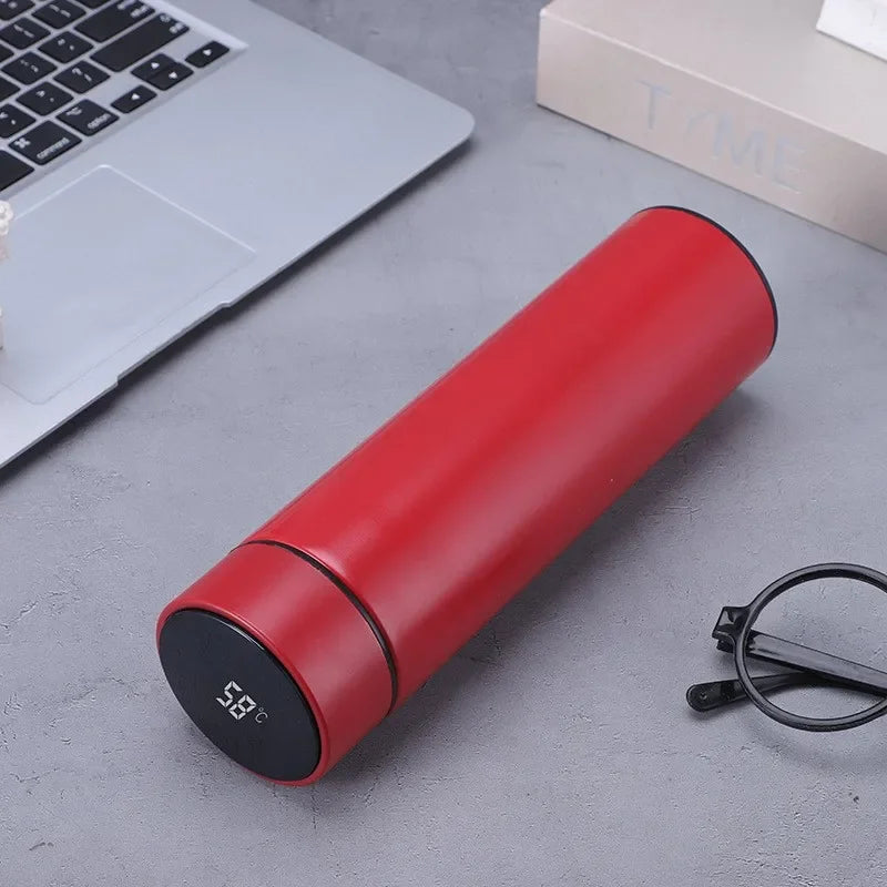 Smart Thermos Bottle 500ml with LED Display – Hydrate with Style and Technology