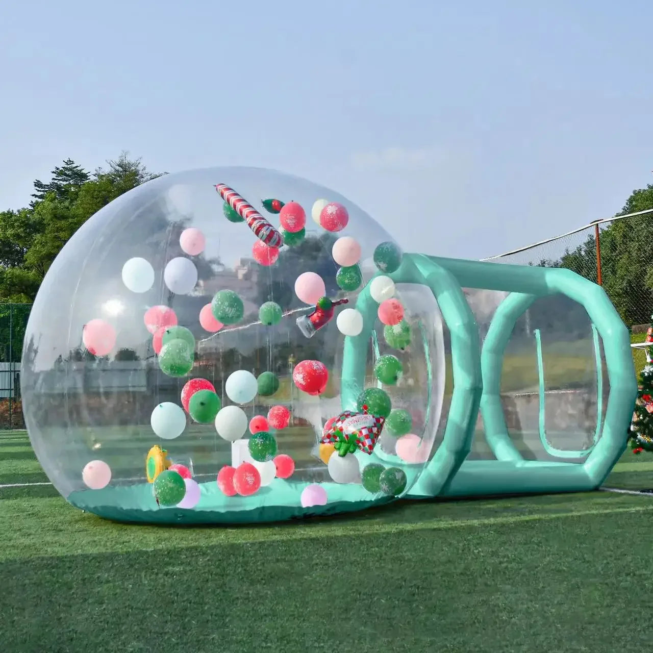 Transparent Inflatable Bubble Tent for Kids 10ft – Outdoor Play and Parties