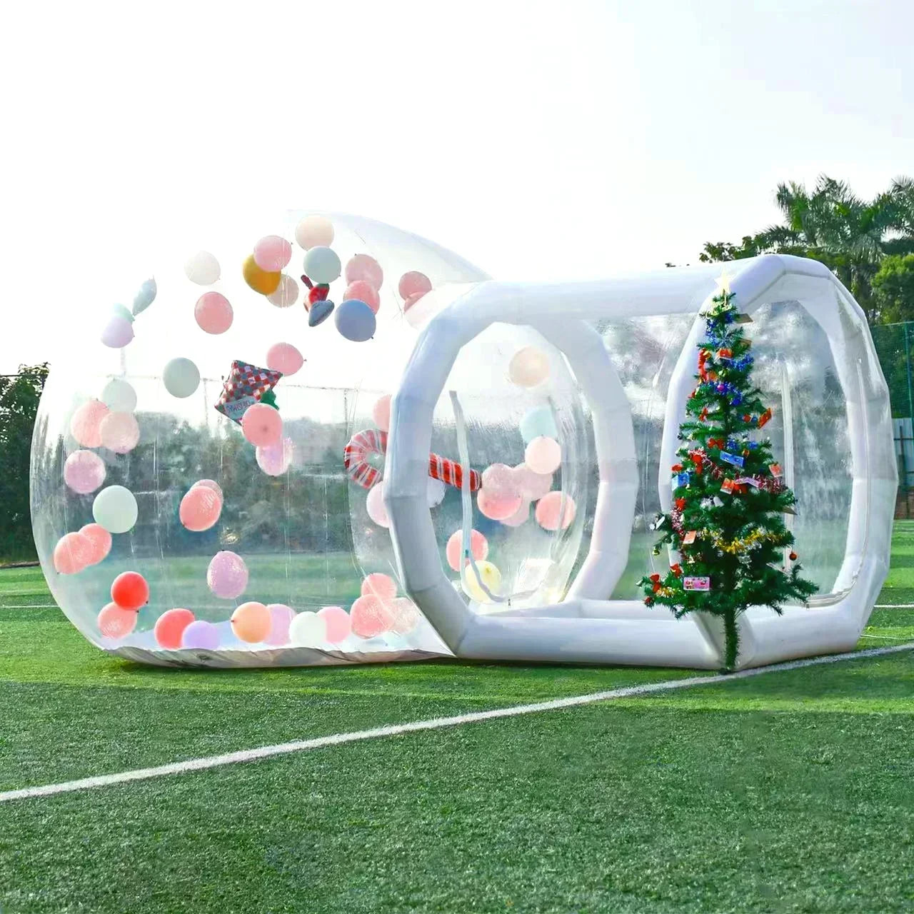 Transparent Inflatable Bubble Tent for Kids 10ft – Outdoor Play and Parties