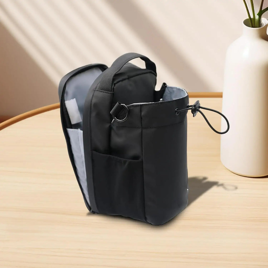 Magnetic Water Bottle Bag Large Capacity Specific Water Cup Holder with Strong Magnet Portable Bag for Outdoor Sports Gym Camp