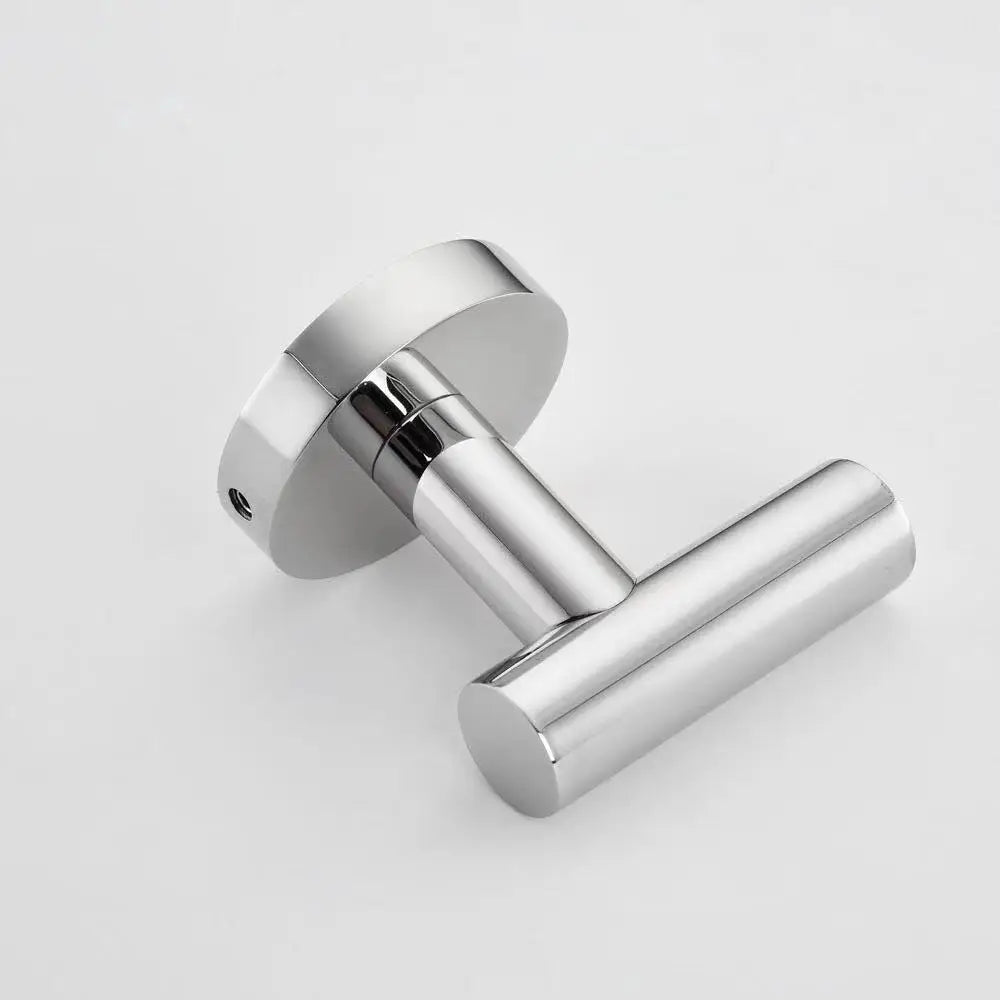 Stainless steel wall hooks with screws - the perfect solution for efficient organization of your spaces. Ideal for the bathroom, hallway, kitchen, office or bedroom.