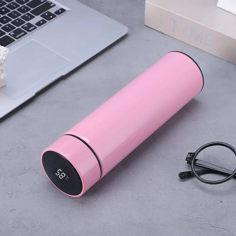 Smart Thermos Bottle 500ml with LED Display – Hydrate with Style and Technology