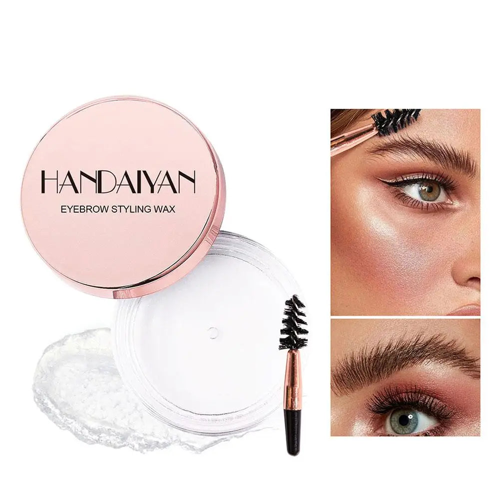 Transparent Eyebrow Gel with Brush – Long-Lasting Hold, Natural Look