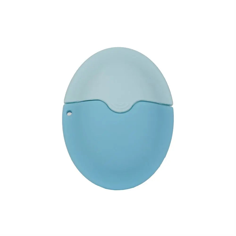 Silicone, oval, rechargeable sunscreen applicator – the portable solution for hygienic and even application of lotions and creams, ideal for travel and daily use