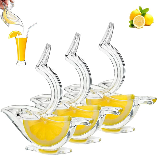 Bird-shaped manual orange squeezer – Quick and efficient citrus juicer with a playful and portable design. Ideal for home, office or travel.