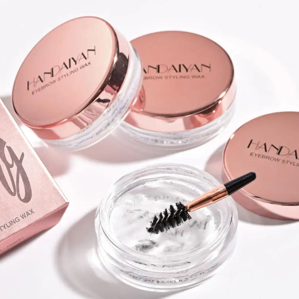 Transparent Eyebrow Gel with Brush – Long-Lasting Hold, Natural Look