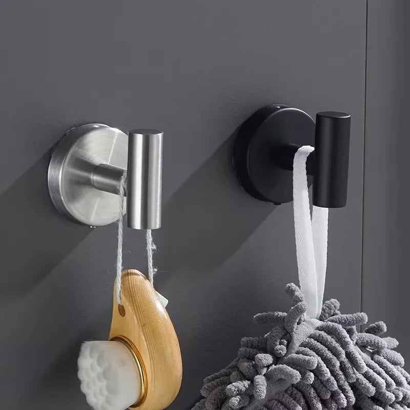 Stainless steel wall hooks with screws - the perfect solution for efficient organization of your spaces. Ideal for the bathroom, hallway, kitchen, office or bedroom.