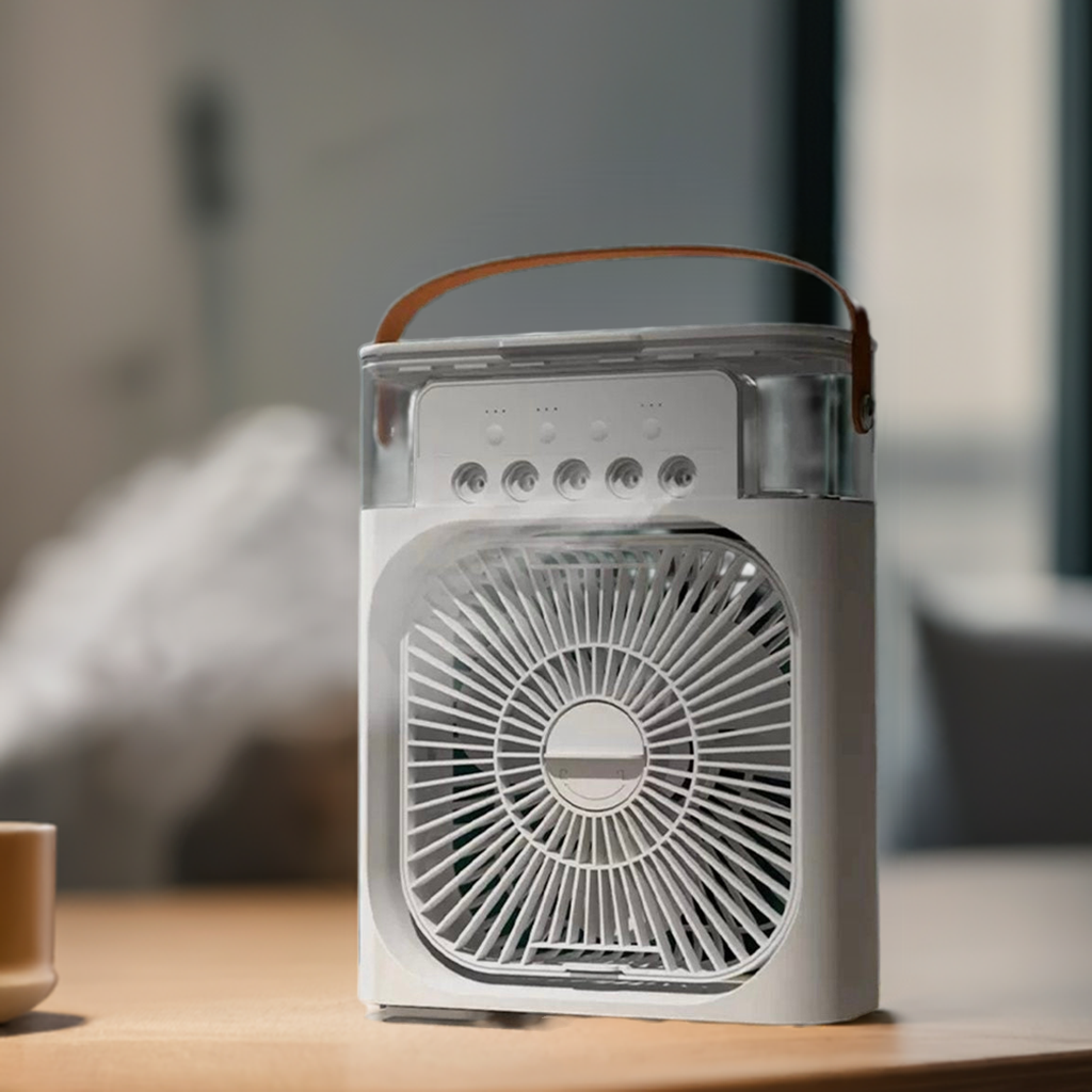 3 in 1 Portable Humidifier, Mini Fan, USB Air Conditioners
